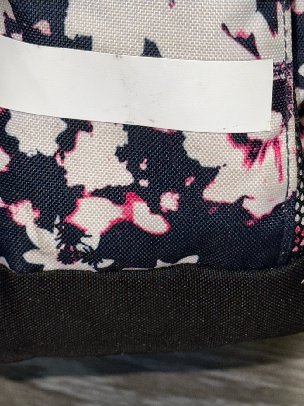 adidas Originals Trefoil Logo 2.0 Pocket Backpack Pink Floral Legend School Bag - Picture 11 of 14